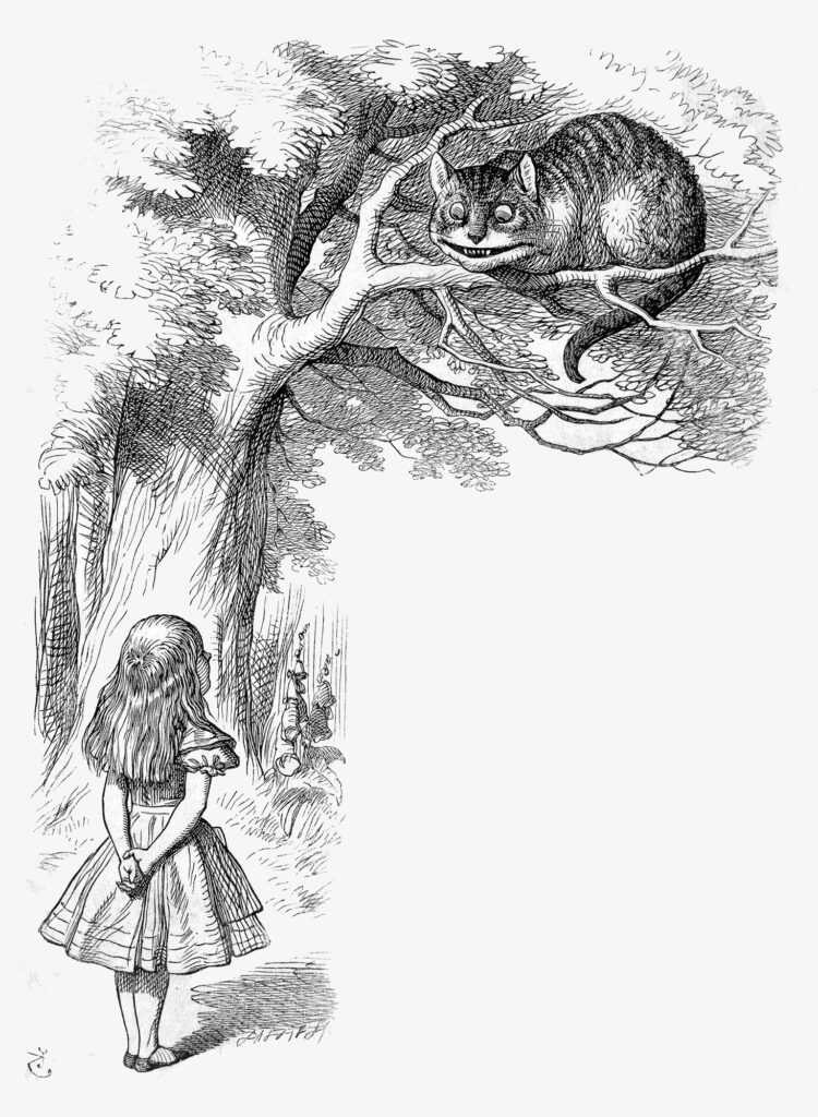 alice in wonderland characters original cat