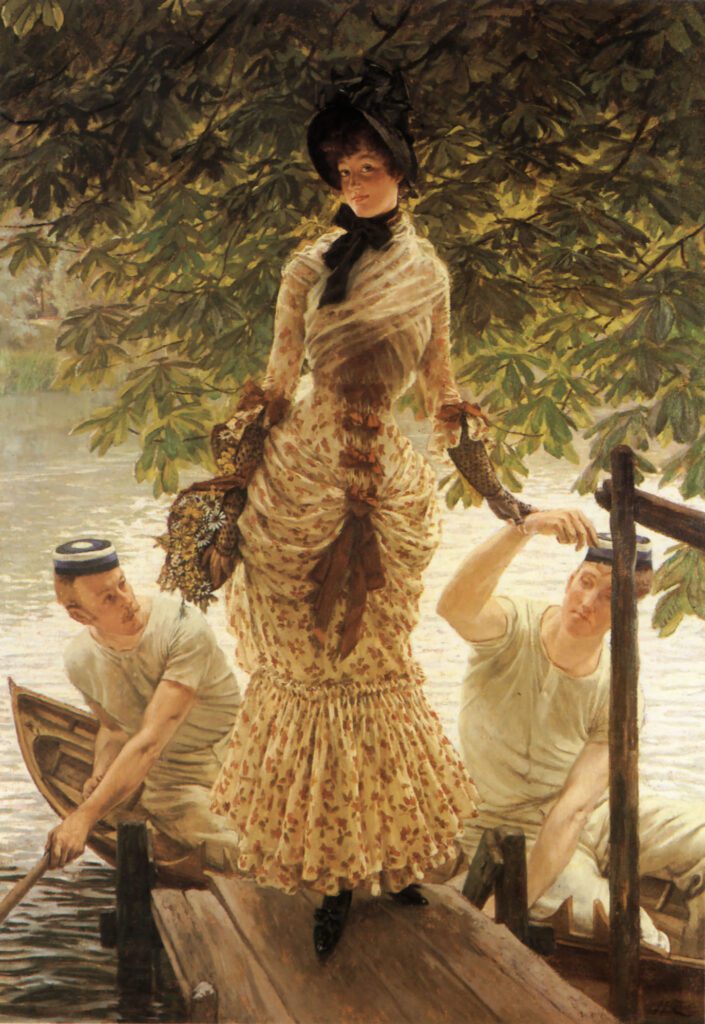 On the Thames by James Tissot Daily Dose of Art