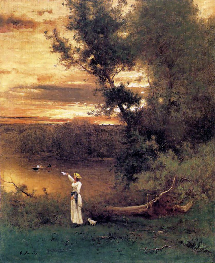 Shades Of Evening By George Inness Daily Dose Of Art   Shades Of Evening   George Inness 836x1024 